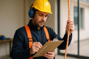 Como inspeccionar cordas de altura antes de cada uso: checklist essencial