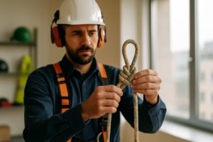 Por que o uso correto de cordas é vital para prevenir acidentes em altura