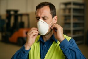 Erros comuns no uso de máscaras de proteção respiratória e como evitá-los