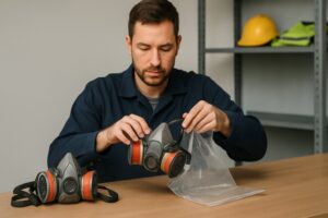 Manutenção e armazenamento: prolongando a vida útil das máscaras respiratórias