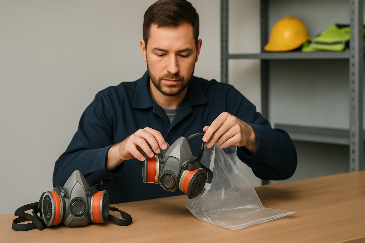 Manutenção e armazenamento: prolongando a vida útil das máscaras respiratórias