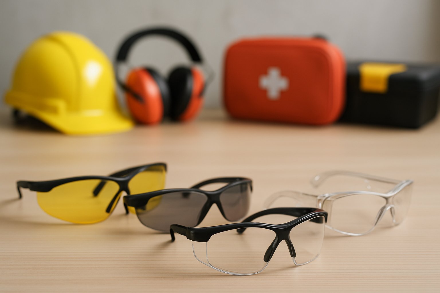 Óculos de segurança EPI: tipos de lentes, funções e aplicações essenciais